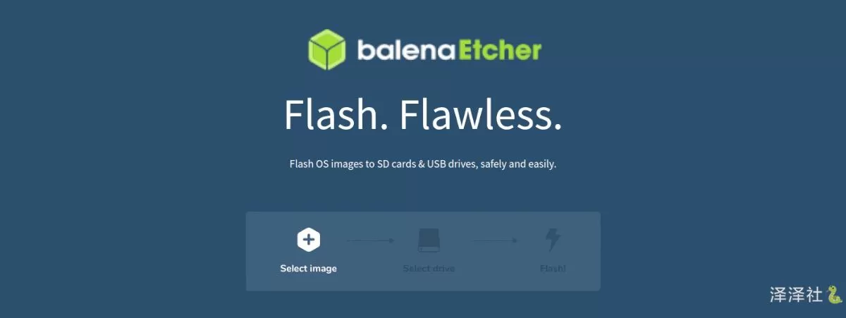 Etcher系统启动盘制作工具.webp