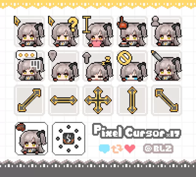《少女前线2:追放》莱娅 - 像素风鼠标光标指针.webp 《少女前线2:追放》莱娅 - 像素风鼠标光标指针.webp