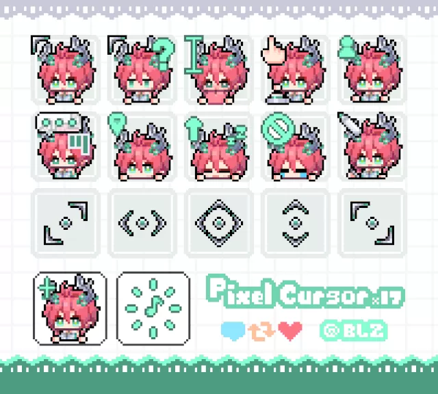 《鸣潮》Ciaccona(夏空) - 像素风鼠标光标指针.webp 《鸣潮》Ciaccona(夏空) - 像素风鼠标光标指针.webp